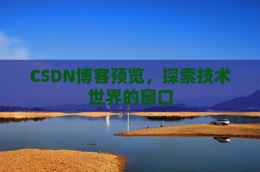 CSDN博客预览,探索技术世界的窗口